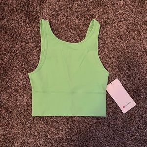 Lululemon scream green light power pivot tank